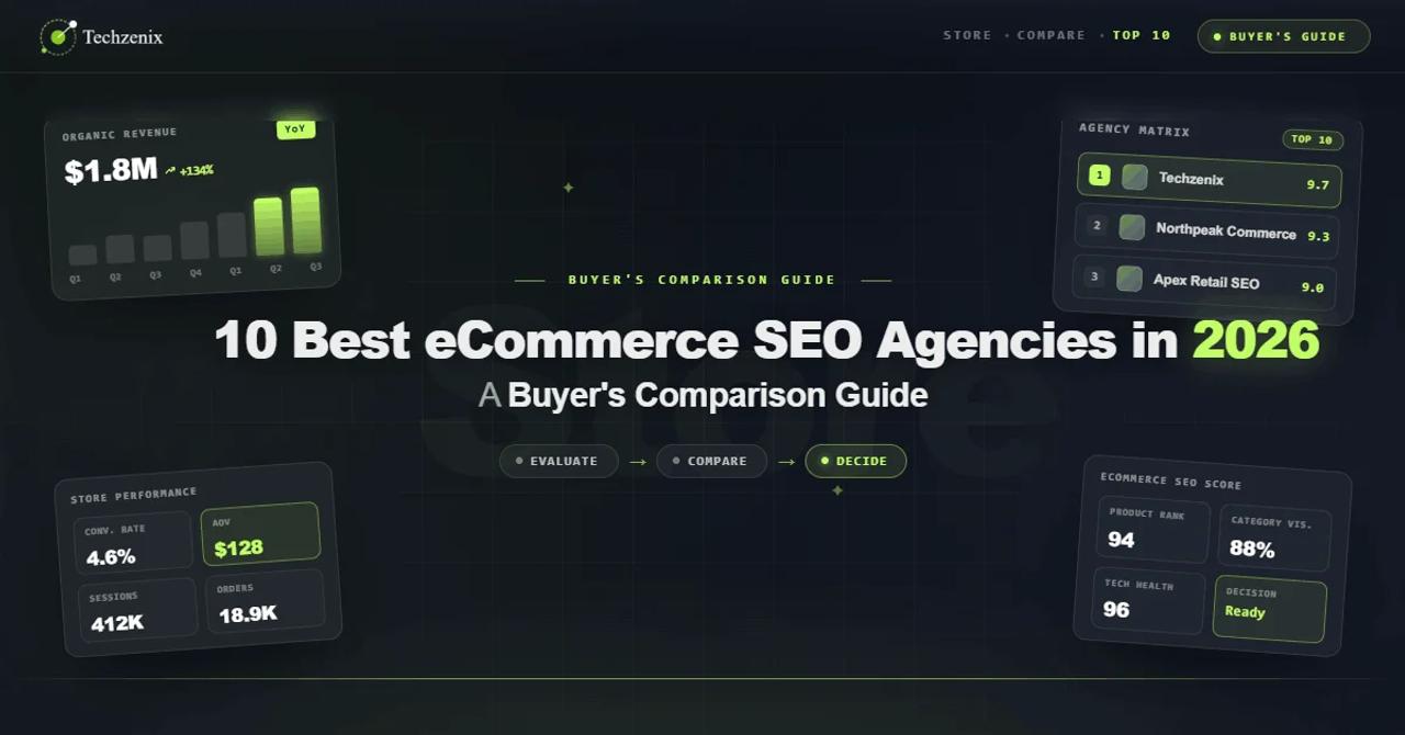 10 Best eCommerce SEO Agencies in 2026: A Buyer’s Comparison Guide